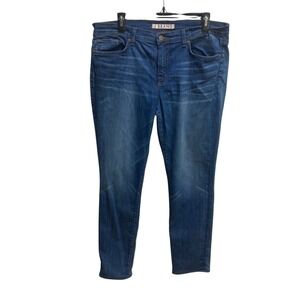 J Brand Jeans Womens Size 32 Blue High Rise Cotton Stretch‎ Venice Skinny Denim